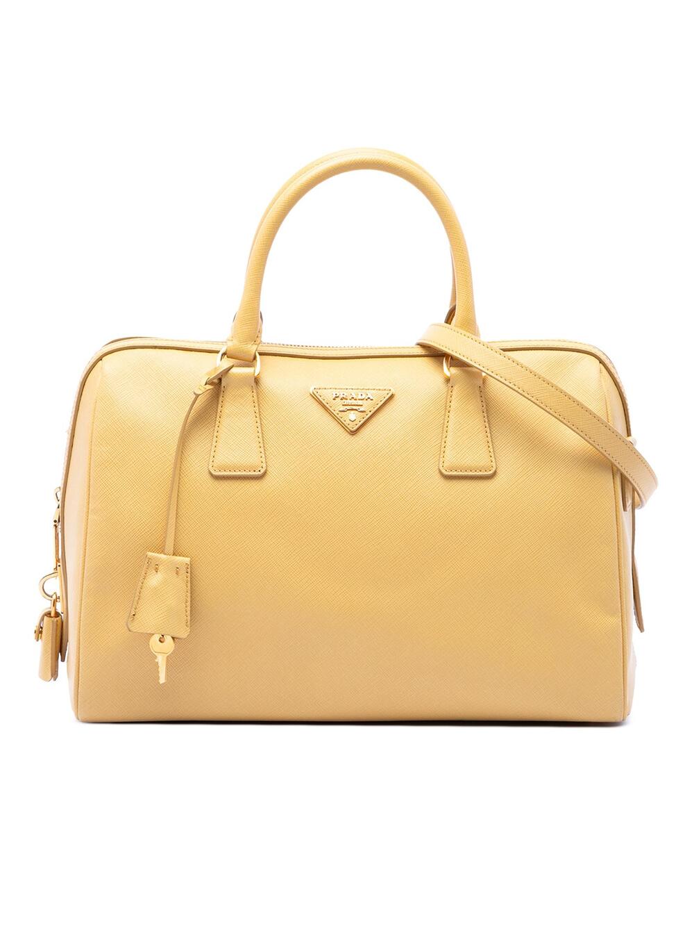 Prada Saffiano Lux Boston Bag Pre-Loved #278271P85B